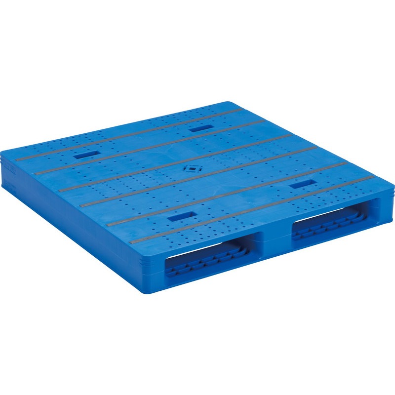 三甲 サンコー プラスチックパレット2方差し片面使用型 LX-1111D2-5 ブルー