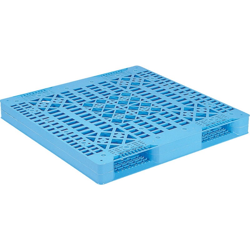 三甲 サンコー プラスチックパレット2方差し両面使用型 R2-1313 ライトブルー