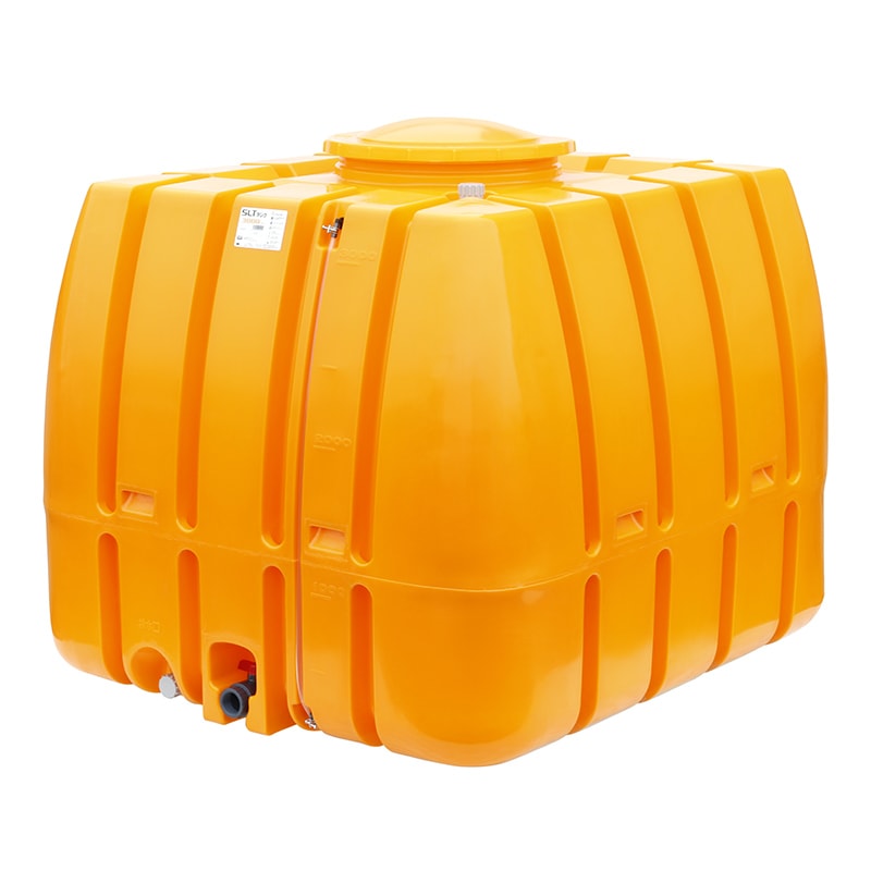 スイコー SLTタンク SLT-3000 容量3000L オレンジ 液体運搬用 スーパー