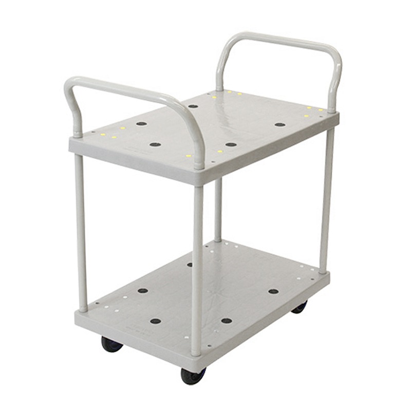 金象 プラキャリーラック 2段式小 フットブレーキ付