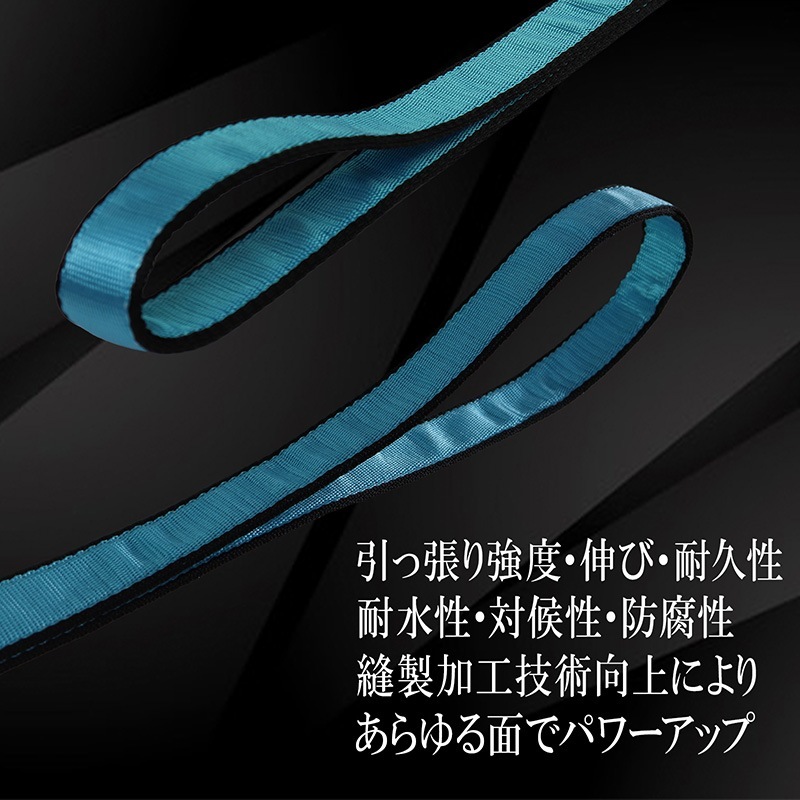 フリーク 81036 FREAK JIS3 スリングベルトE型 使用荷重1600kg 幅50mm 長さ1m 吊具