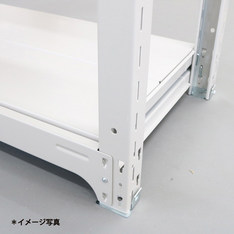 スチールラック 業務用 高さ120 幅120 奥行48cm 天地 3段 単体 中量 AMBH型 耐荷重 500kg/段 収納棚 棚 スチール棚 ラック 日本製 アサカ ホワイト グレー 大型収納 店舗 倉庫 整理棚 事務所 物品棚 バックヤード 強力 組立ラック