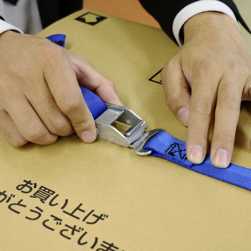 オールセーフ カムバックル式ラウンドベルト フラットフック 5M
