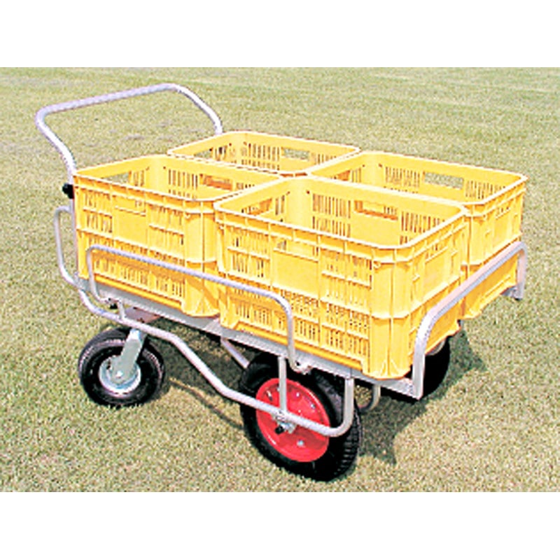 ハラックス 愛菜号 アルミ製ハウスカー 2輪自在タイプ CHJ-2000 エアータイヤ