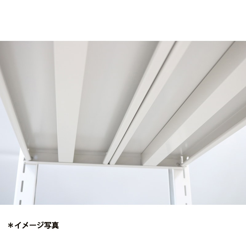 スチールラック 業務用 高さ210 幅150 奥行62cm 天地 6段 増連 中量 AMBH型 耐荷重 500kg/段 収納棚 棚 スチール棚 ラック 日本製 アサカ ホワイト グレー 大型収納 店舗 倉庫 整理棚 事務所 物品棚 バックヤード 強力 組立ラック