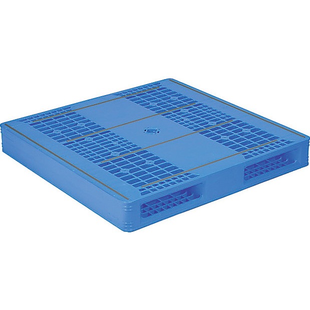 三甲 サンコー プラスチックパレット2方差し両面使用型 LX-1111R2-3 ブルー