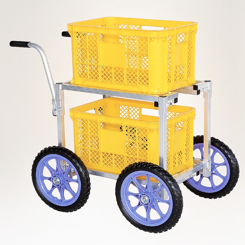 (運賃見積り)(直送品)HARAX 愛菜号 13×3Nノーパンクタイヤ 積載面1100~1250×420~620 CH-1334N 運賃見積り)(直送品)HARAX 愛菜号 14インチノーパンクタイヤ 積載面740~