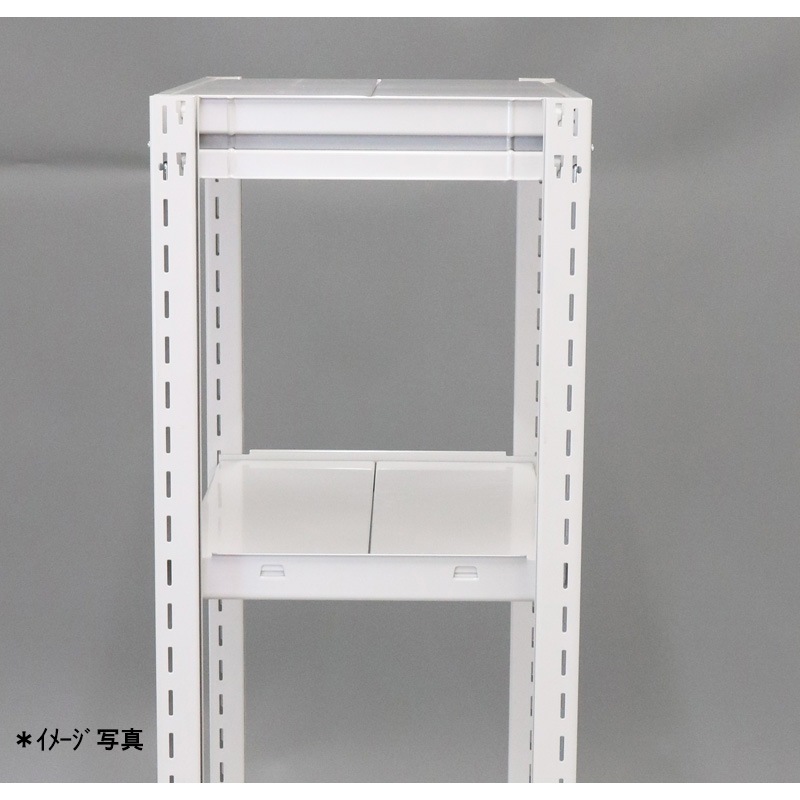 スチールラック 業務用 高さ120 幅120 奥行70cm 天地 3段 単体 中量 AMBH型 耐荷重 500kg/段 収納棚 棚 スチール棚 ラック 日本製 アサカ ホワイト グレー 大型収納 店舗 倉庫 整理棚 事務所 物品棚 バックヤード 強力 組立ラック