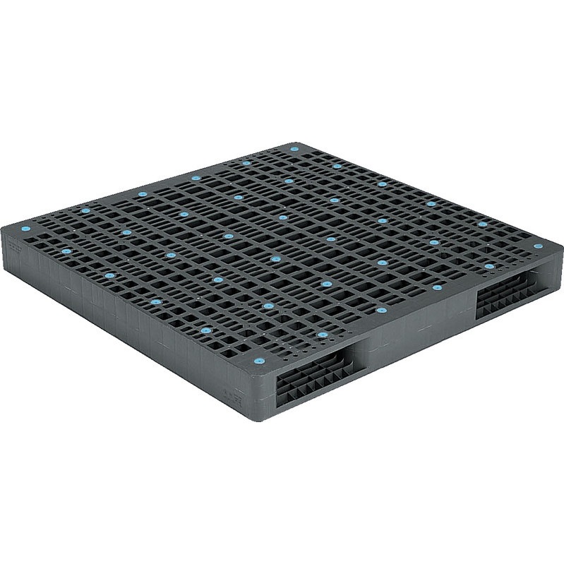 三甲 サンコー プラスチックパレット2方差し両面使用型 R2-145145 グレー