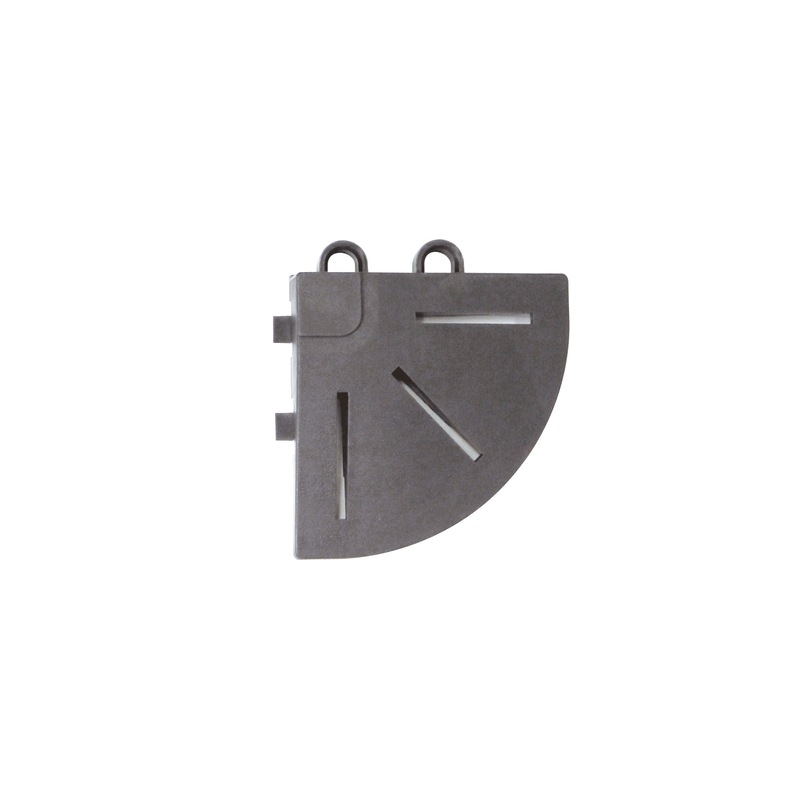 テラモト カラーブラッシュ専用角ふち 灰 75×75mm MR0968905