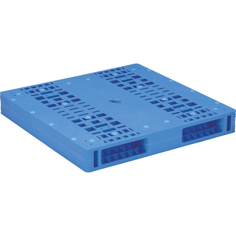 三甲 サンコー プラスチックパレット2方差し両面使用型 LX-1111R2-6 ブルー
