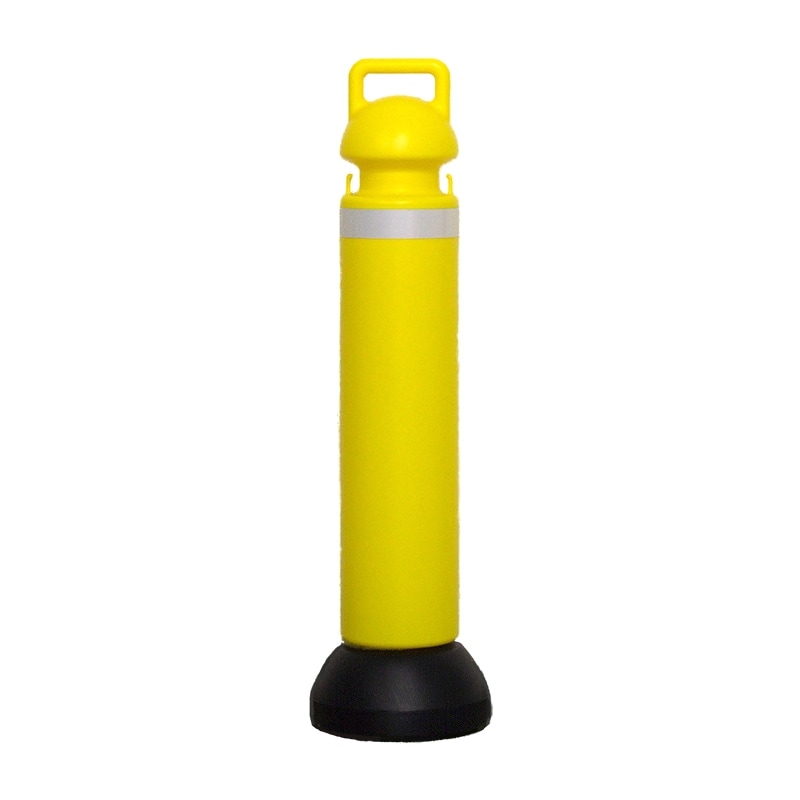 ミツギロン メガスタンド反射シート有(立入禁止シール2枚付) SF-76-A イエロー