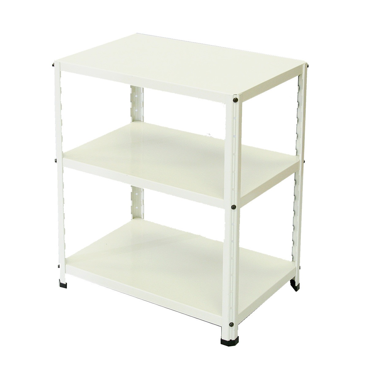 ニューファンシーラック 3WM 幅61 奥行41 高さ73cm 天地 3段 白 ホワイト 耐荷重50kg/段 スチールラック