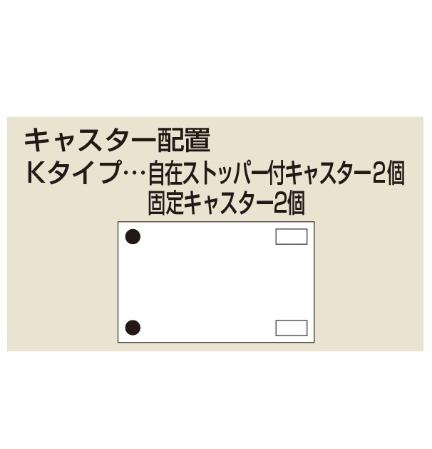 わ。ページ サカエ 中軽量キャスターラックGSR型(ゴム車・自在2コ、固定2コ