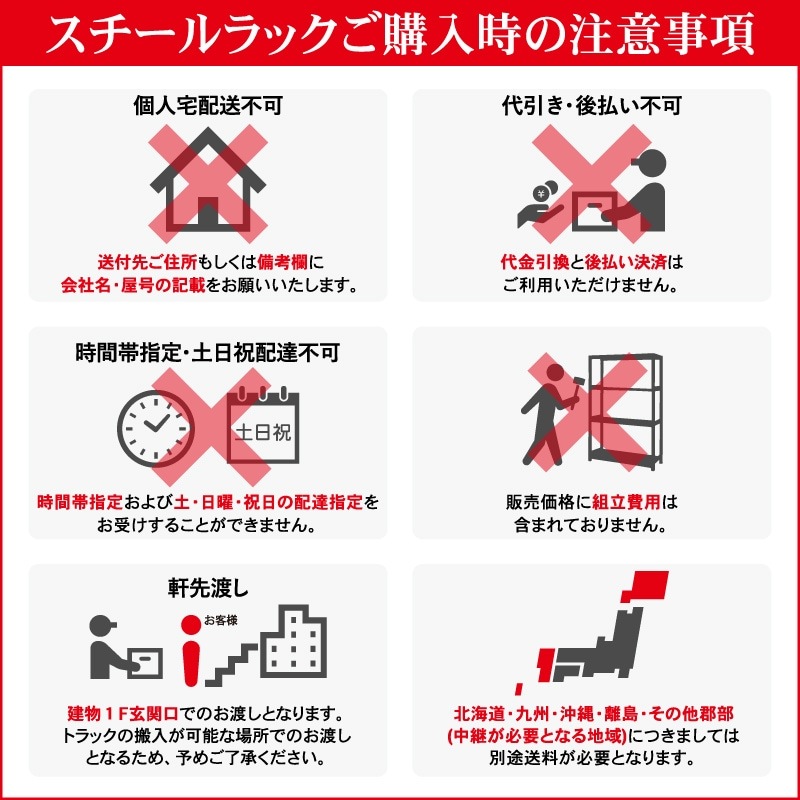 壁固定金具 1個 中量棚 300kg・500kgタイプ用