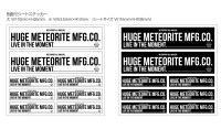 ロッドステッカー/HUGE METEORITE MFG.CO/釣りステッカー