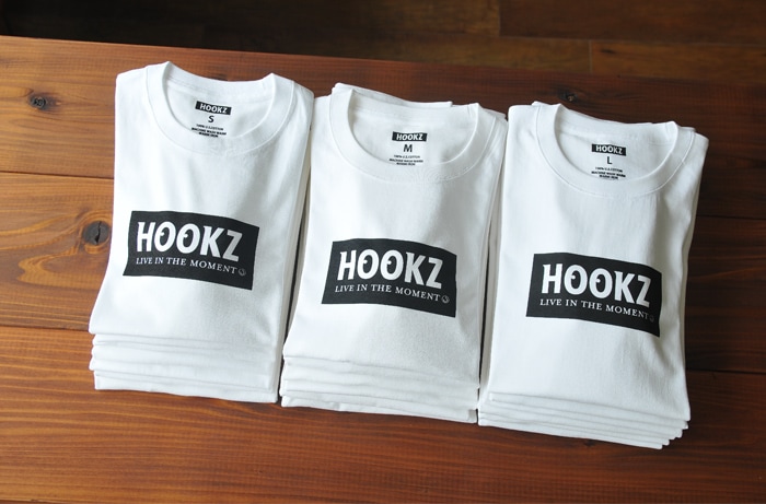 ボックスロゴTシャツ/HOOKZ