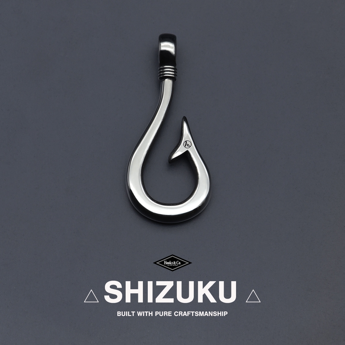 釣り針ネックレスしずく/HOOKZ