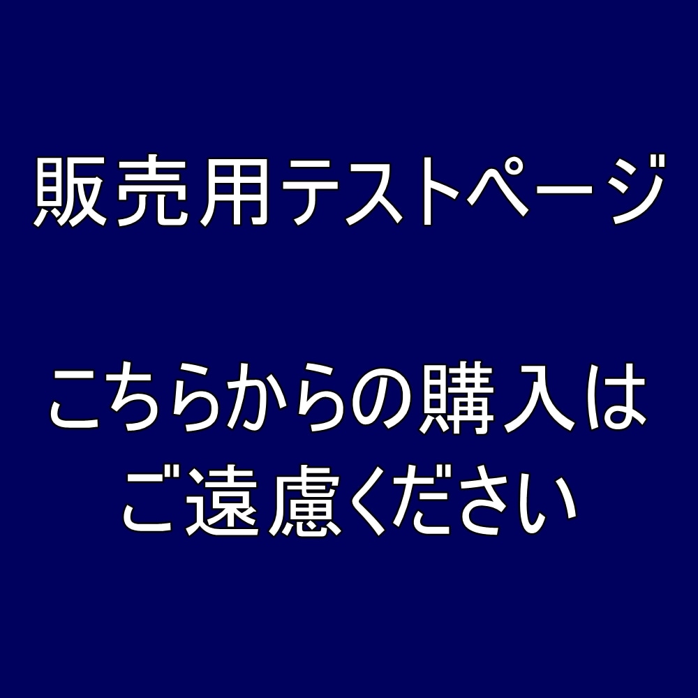 販売用テストページ　こちらからは購入できません