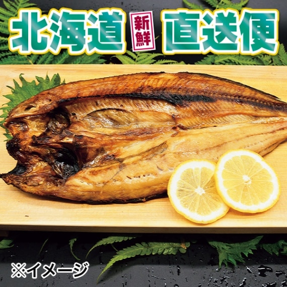 【北海道新鮮直送便】（送料はまとめ買いがお得！）羅臼産特大開きほっけ（500g×3尾／約1.5kg）
