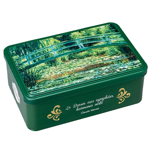 【世界のお土産】（送料はまとめ買いがお得！） フランス 土産  ラ・トリニテーヌクッキー モネ柄 睡蓮