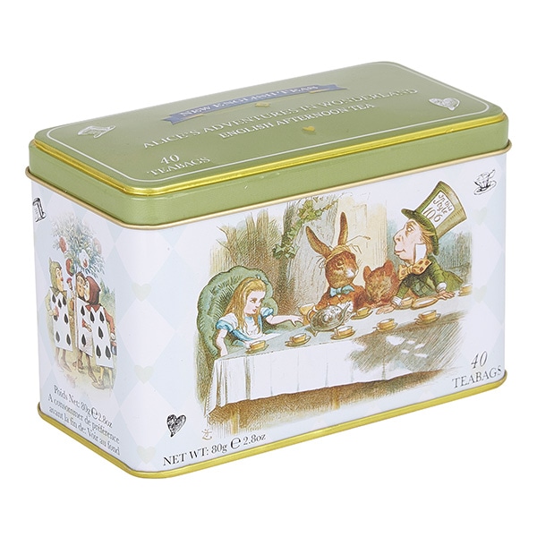 【世界のお土産】（送料はまとめ買いがお得！） イギリス 土産 ニューイングリッシュティー (NEW ENGLISH TEA) 不思議の国のアリス アフタヌーン 40包
