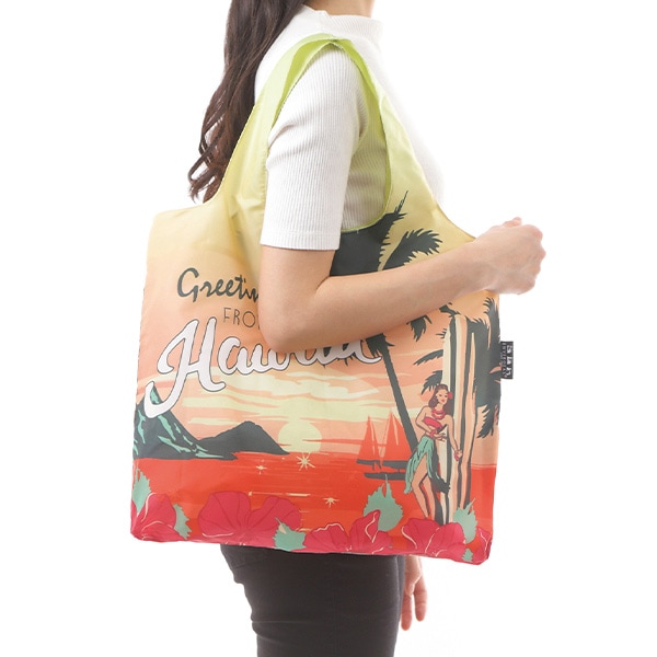 【世界のお土産】（送料はまとめ買いがお得！）ハワイ 土産 エンビロサックス エコバッグ ハワイ