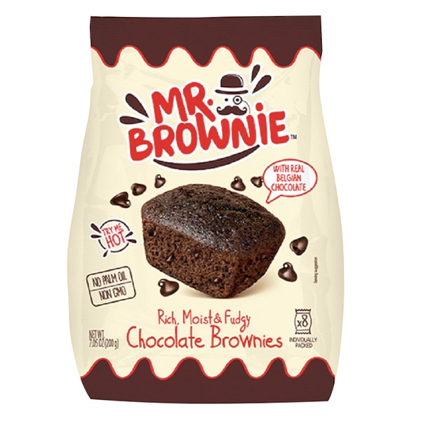 【世界のお土産】（送料はまとめ買いがお得！） スペイン 土産 ミスターブラウニー チョコレートブラウニー 8個入り 6袋セット