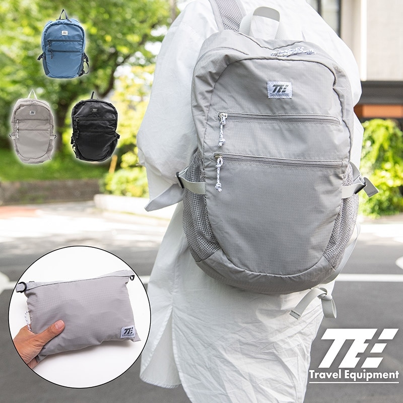 (4512008569916/23/30)折りたたみ 防水パッカブル リュック メンズ レディース ユニセックス コンパクト 大容量 バッグ 旅行 トラベル トラベルイクイップメント コンサイス CONCISE