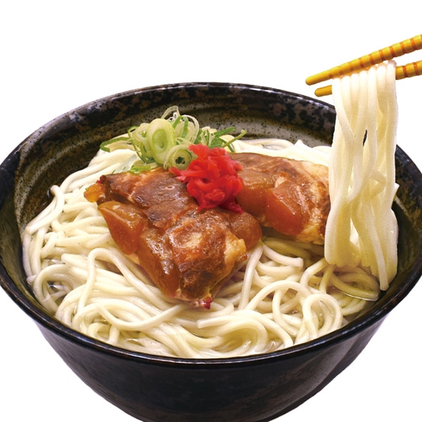 【日本各地のお土産】（送料はまとめ買いがお得！）沖縄　石垣ソーキそば生めん1食袋（110g）