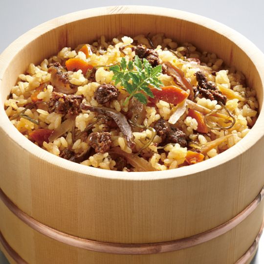 【日本各地のお土産】（送料はまとめ買いがお得！）東京 「人形町今半」 牛炊き込みご飯（165g／2合用）