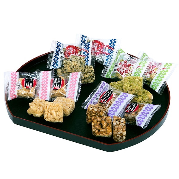 【日本各地のお土産】（送料はまとめ買いがお得！）愛知　常盤堂雷おこし本舗 上磯部4種（150g）