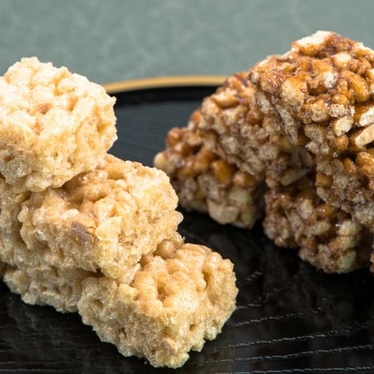 【日本各地のお土産】（送料はまとめ買いがお得！）愛知　常盤堂雷おこし本舗　雷神ポータブル缶（100g）