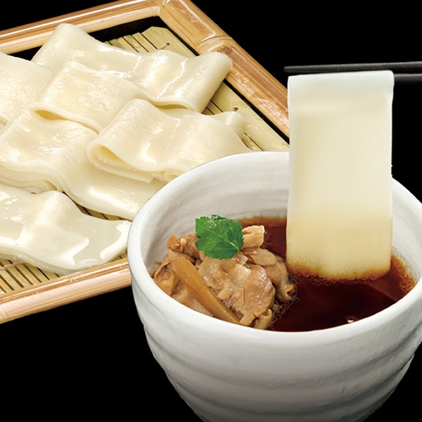 【日本各地のお土産】（送料はまとめ買いがお得！）群馬 「花山うどん」 鬼ひも川 3人前肉汁つゆ付き（鬼ひも川90g×3、肉汁つゆ50g×3）