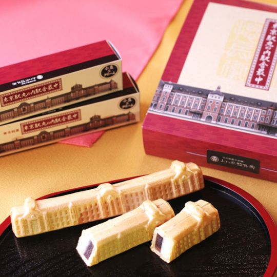 【日本各地のお土産】（送料はまとめ買いがお得！）東京　東京駅丸の内駅舎最中（小豆＆クリーム）（5本入）