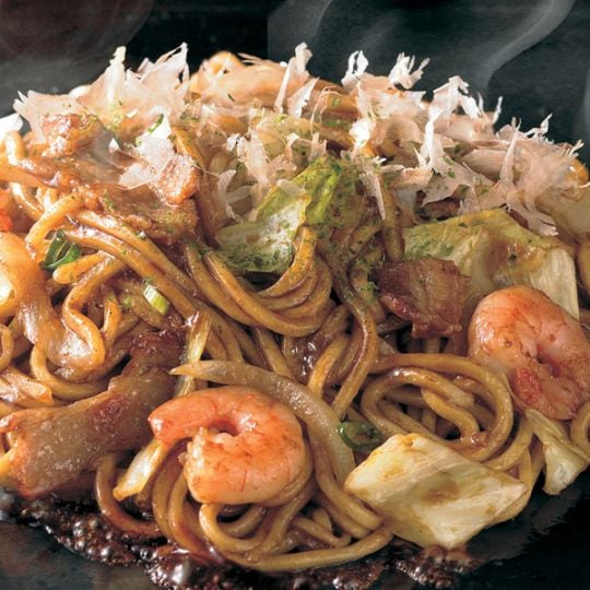 【日本各地のお土産】（送料はまとめ買いがお得！）大阪 「千房」 焼そばセット2人前（2人前／中太生麺90ｇ×2袋、千房焼そばソース35ｇ×2袋）