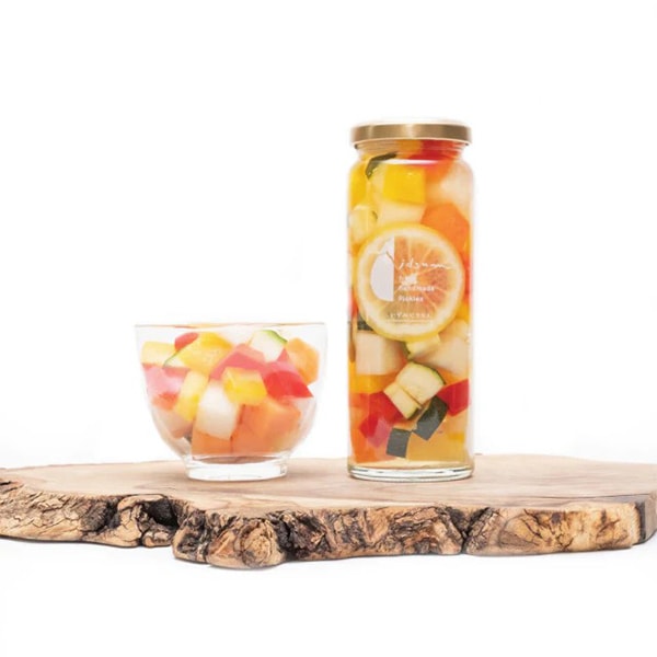 【日本各地のお土産】（送料はまとめ買いがお得！）大阪 「idsumi ピクルス」 彩・キュービックピクルス（220g）