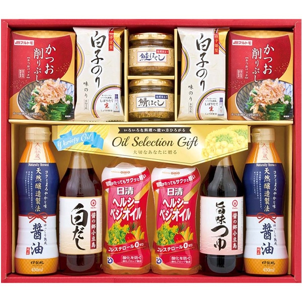 【送料込・お中元】メーカー希望小売価格より40%OFF　日清オイル＆調味料バラエティギフト