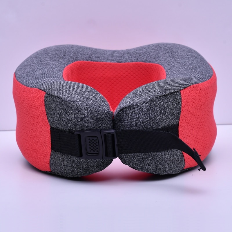 （4512008540465/72/89)モバイル低反発ピロー 折り畳み 携帯型 カラビナ ウレタン 女性用 小さめ 首枕 携帯枕 ポーチ付き 昼寝枕 仮眠 移動 飛行機 安眠 コンサイス CONCISE