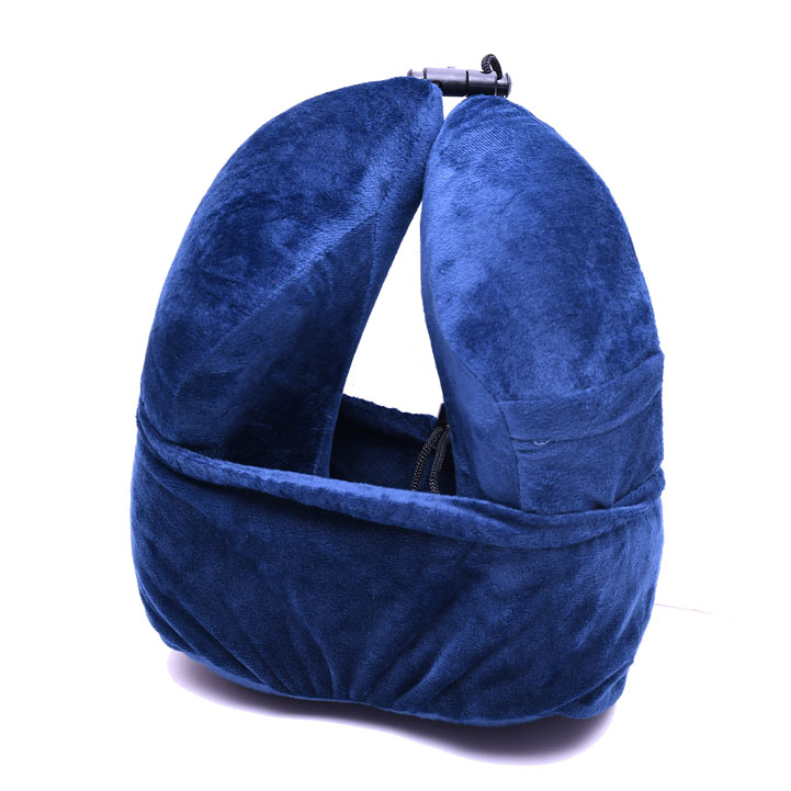 (4512008539919/26/57)スリーピーピロー コンパクト収納 携帯型 低反発ウレタン 首枕 携帯枕 ポーチ付き カラビナ 昼寝枕 仮眠 移動 飛行機 安眠 コンサイス CONCISE