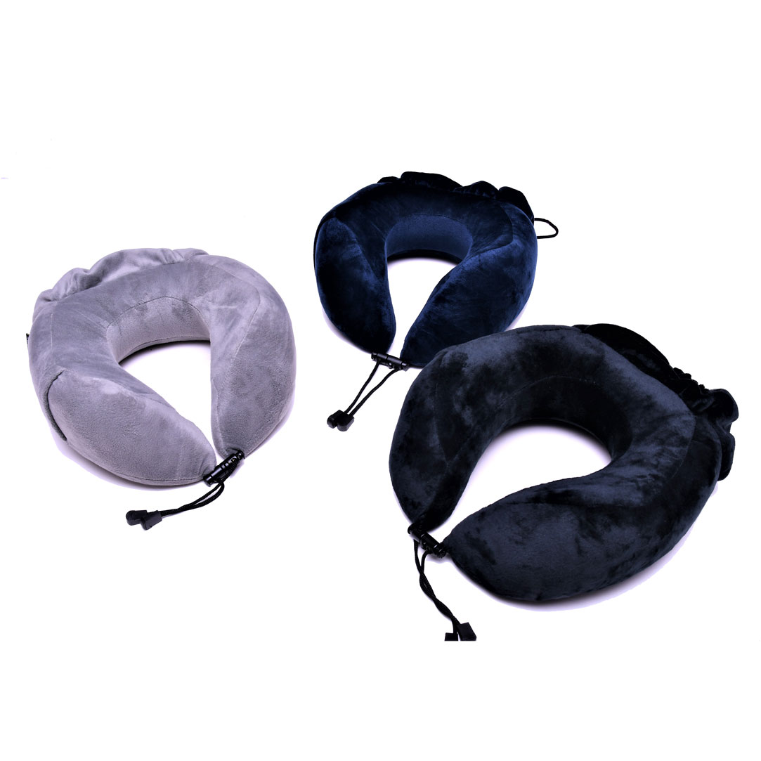 (4512008539919/26/57)スリーピーピロー コンパクト収納 携帯型 低反発ウレタン 首枕 携帯枕 ポーチ付き カラビナ 昼寝枕 仮眠 移動 飛行機 安眠 コンサイス CONCISE