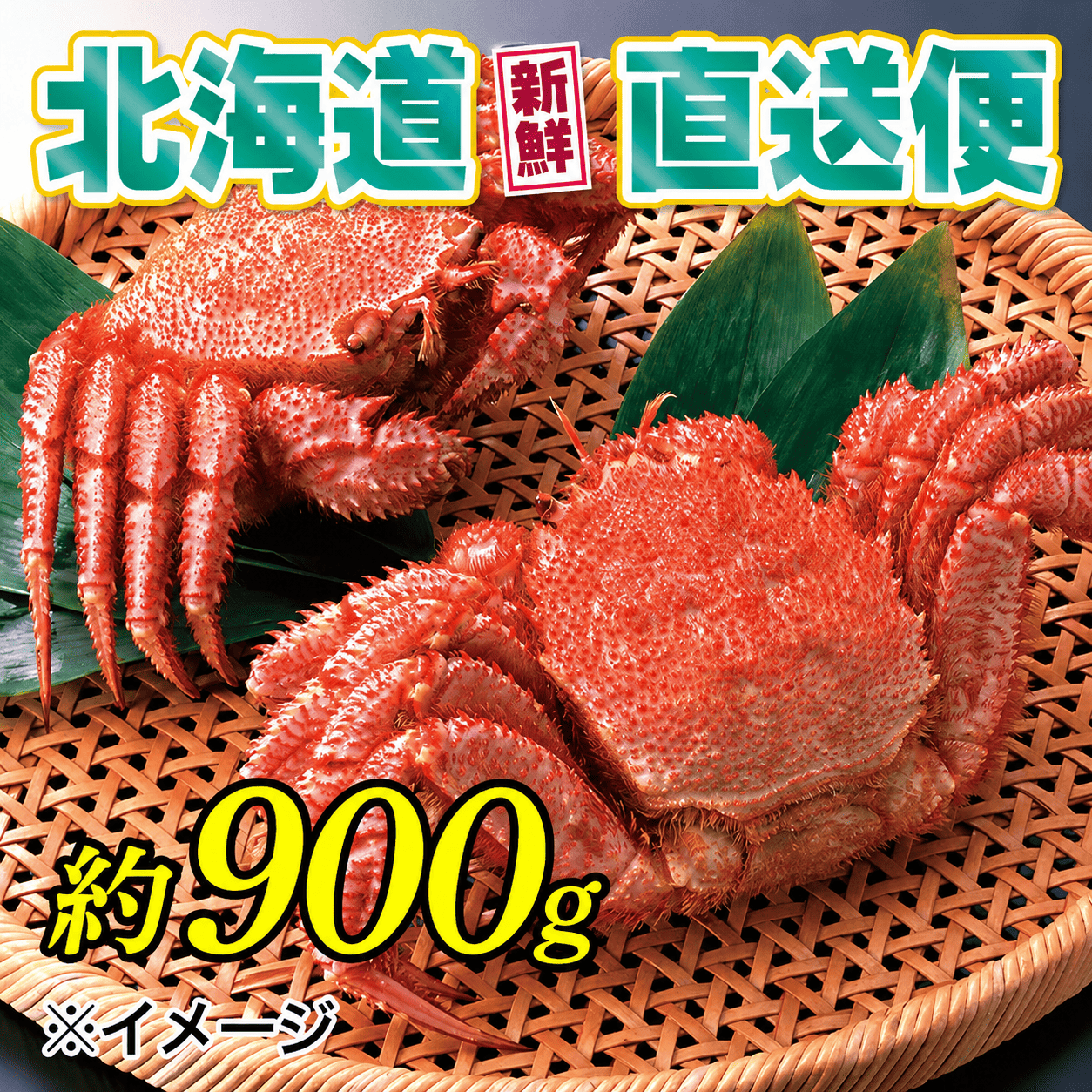 【北海道新鮮直送便】（送料はまとめ買いがお得！）活〆毛ガニ・中3尾セット（約900g／3尾）