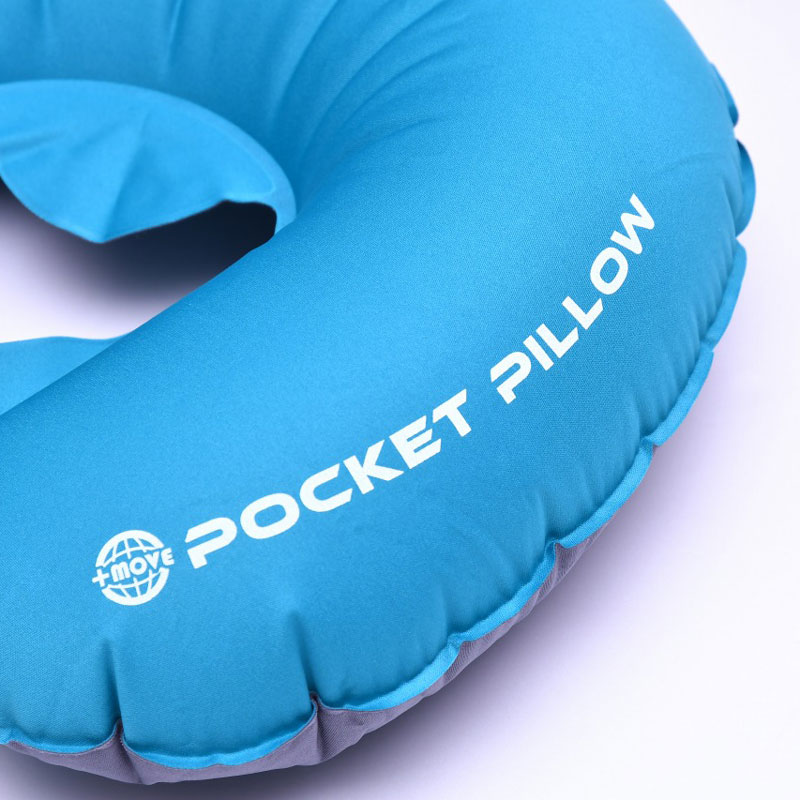 (4512008543121/45/52/69)ポケットピロー エアピロー 携帯型 カラビナ 空気弁 ポケットサイズ 小型 首枕 携帯枕 ポーチ付き 昼寝枕 仮眠 安眠 コンサイス CONCISE