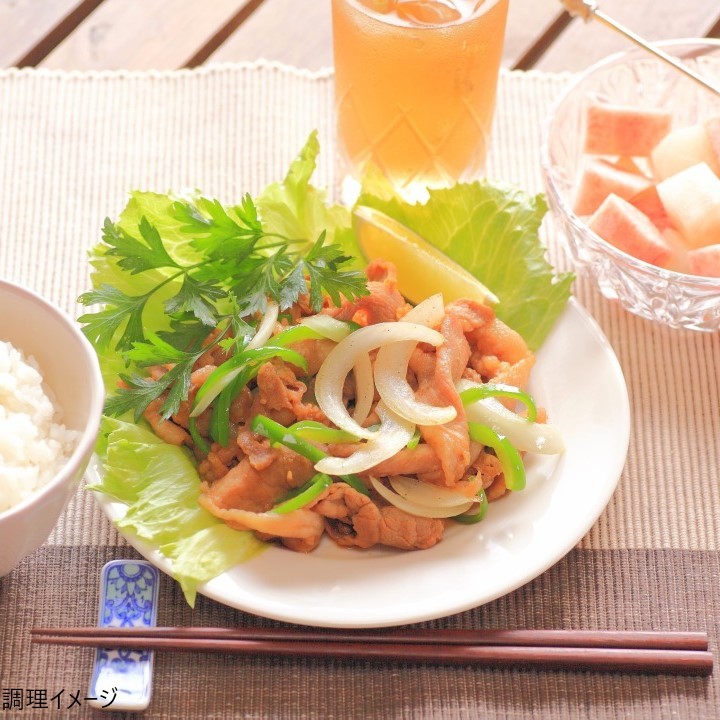 ＜山形県大江町＞山形県産すりおろしりんごが入った 甘辛特製たれ漬け豚肉 150g×8パックセット
