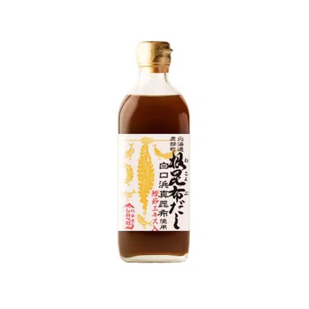 【送料込・産地直送】「磯の音(いそのね)セット」根昆布だし・根昆布だし贅の極み・昆布醤油の3点セット(レシピブック付き)