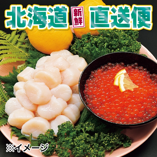 【北海道新鮮直送便】(送料はまとめ買いがお得!)うに・鱒いくら・ホタテセット(雲丹:50g×1折・鱒いくら:80g×3本・ホタテ(4S):500g