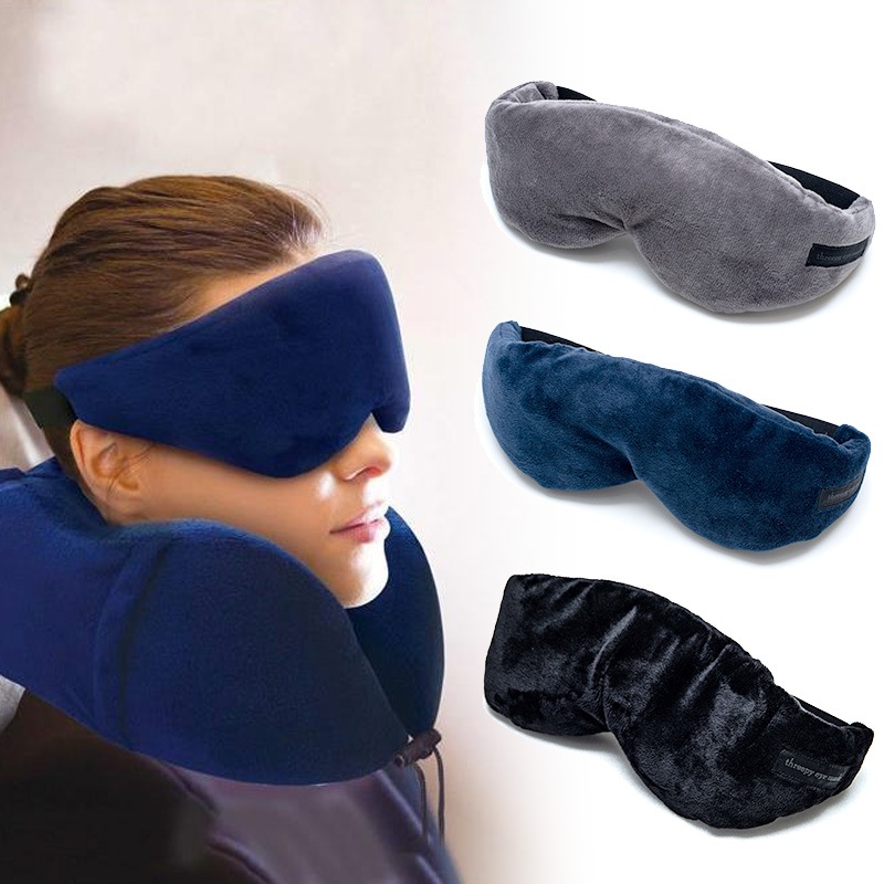 （4512008539971/88/95）スリーピーアイマスク 睡眠用アイマスク 低反発ウレタン 立体 光漏れ防止 安眠 仮眠 フライト 長さ調節 機内 海外 トラベル コンサイス CONCISE 21-0140