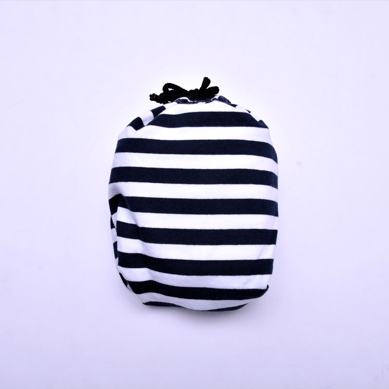 （4512008527473/80/97)ボーダー・トラベルスリッパ 携帯式 巾着付き ルームシューズ ポータブル むくみ防止 機内 滞在先 室内履き 旅行用 フライト コンサイス CONCISE