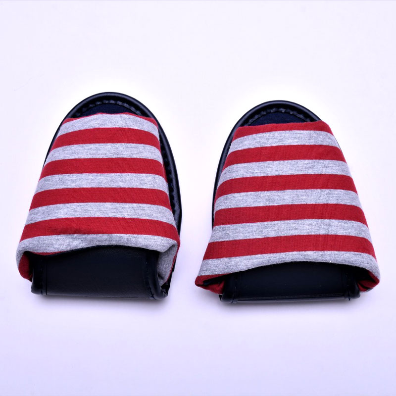 （4512008527473/80/97)ボーダー・トラベルスリッパ 携帯式 巾着付き ルームシューズ ポータブル むくみ防止 機内 滞在先 室内履き 旅行用 フライト コンサイス CONCISE