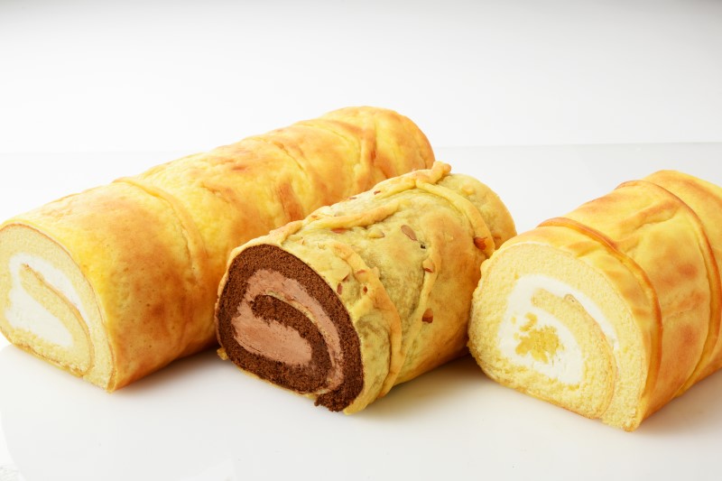 【送料込】南アルプス市 清月 イタリアンロール 人気3種セット < プレーン (レギュラーサイズ)チョコセレクト・マロンウィズ (各ハーフサイズ)>